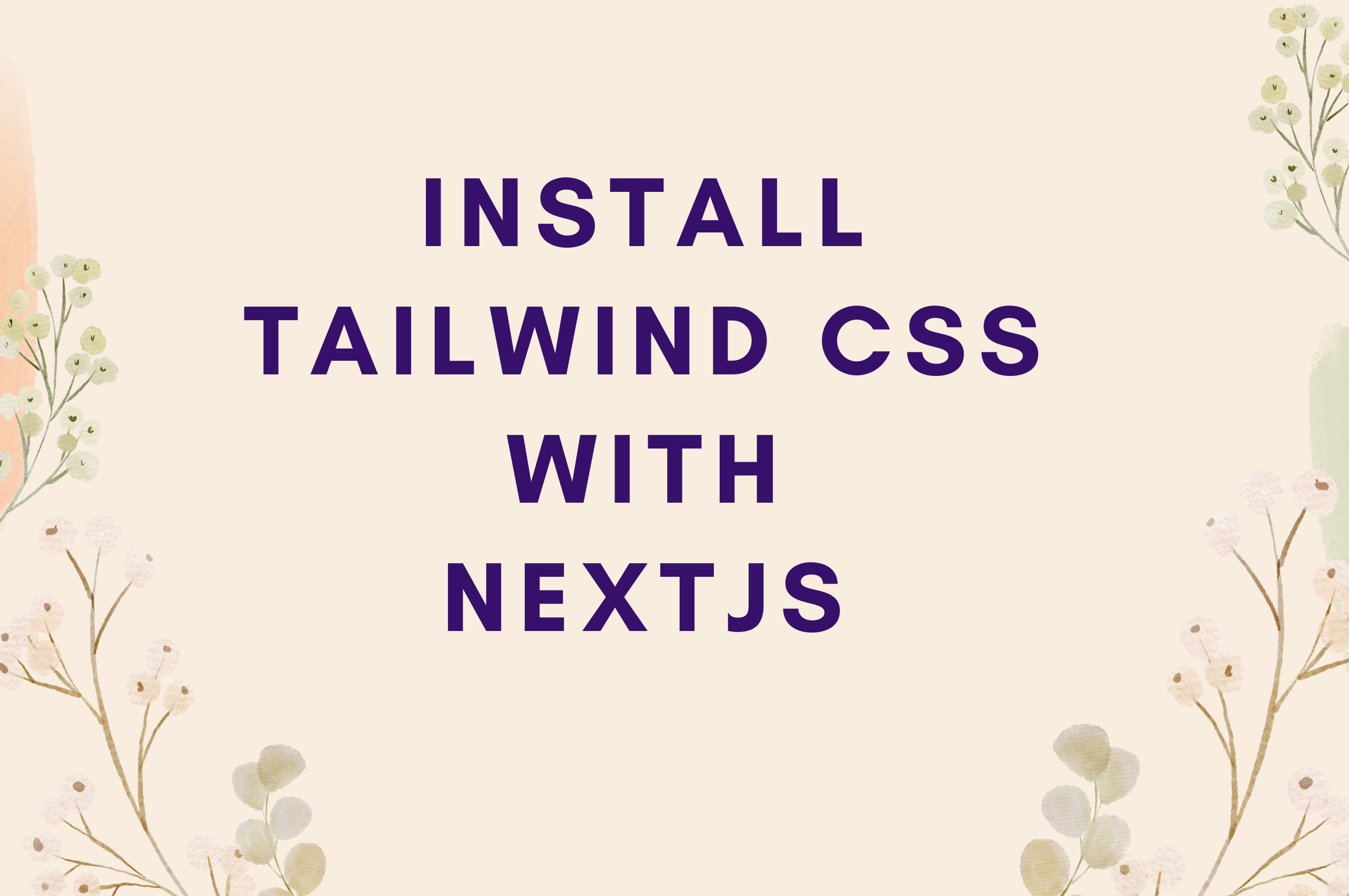 install-tailwindcss-in-nextjs